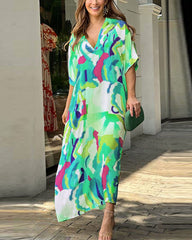Clidress V Neck Dopamine Happy Dress