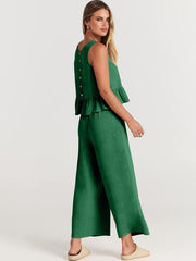 Clidress Tank Top & Ninth Pants Set