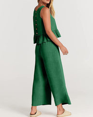 Clidress Tank Top & Ninth Pants Set