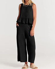 Clidress Tank Top & Ninth Pants Set