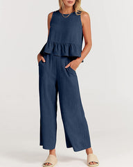 Clidress Tank Top & Ninth Pants Set