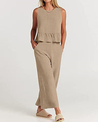 Clidress Tank Top & Ninth Pants Set