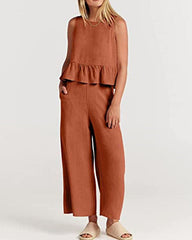 Clidress Tank Top & Ninth Pants Set