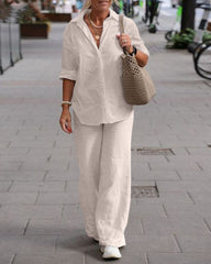 Clidress Casual Look Shirt & Pants Set
