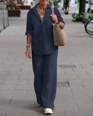 Clidress Casual Look Shirt & Pants Set