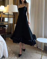 Clidress Slip A Line 3D Flower Hem Party Dress