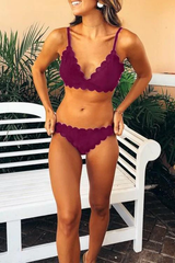 Clidress Shell Edge Bikini Swimwear